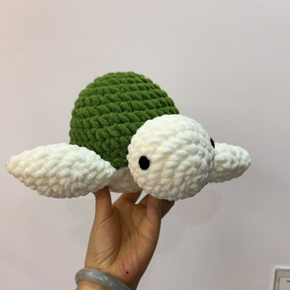 Handmade Crochet Sea Turtle Toy Stuffed Turtle Big Turtle Cartoon Sea Animal Plush Toy Baby Slepping Dolls Child Rom Dec Gifts