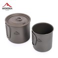 thumbnail image 2 of Camping Mug Titanium Cup Tourist Tableware Picnic Utensils Outdoor Kitchen Equipment Travel Cooking set Cookware Hiking Titanium Cup 250ML, 2 of 6