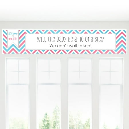 Chevron Gender  Reveal  Baby  Shower Decorations  Party  