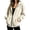 #01-Khaki, variant on Women's Velour Hooded Jacket Long Sleeve Full Zip Outerwear Soft Warm Velvet Jacket with Side Pockets Size XXL, Black