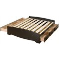 thumbnail image 1 of Prepac King Mates Platform Storage Bed in Black, 1 of 5
