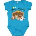 thumbnail image 3 of Inktastic Merry Christmas Cute Nativity Scene Boys or Girls Baby Bodysuit, 3 of 5