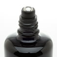 thumbnail image 2 of Infinity Jars 15 Ml (.5 fl oz) Black Ultraviolet Glass Bottle w/ Steel Ball Roll on Tip 3-Pack, 2 of 4