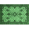 thumbnail image 1 of Ahgly Company Indoor Rectangle Abstract Emerald Green Modern Area Rugs, 5' x 8', 1 of 4