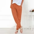 thumbnail image 2 of Bovemsi Casual Pants for Women Womens Elastic Waist Trousers With Pockets Beach Trousers, 2 of 9