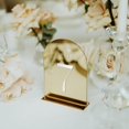 thumbnail image 4 of Números de mesa de boda dorados con soportes, paquete de 20 carteles de arco acrílico dorado, con soporte, números de mesa para recepción de bodas, 4 of 4