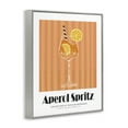 thumbnail image 3 of Stupell Industries Classic Aperol Spritz Food & Beverage Painting Gray Framed Art Print Wall Art, 11 x 14, 3 of 8