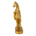 thumbnail image 3 of Estatua de caballo Bling Bling dorada, 3 of 12