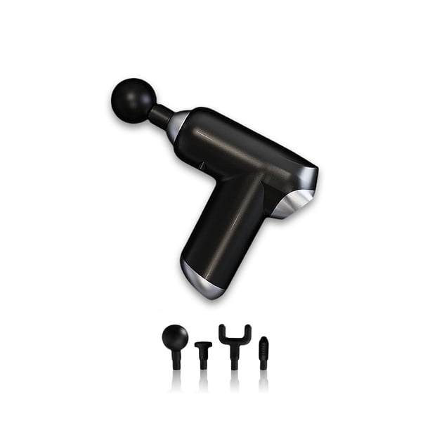 Fascia Massager LCD Pantalla digital Digital Masaje de mano Músculo Portátil Gimnasio Ejercicio Pierna Hombro Vibrante Relajación Negro Noticed CE001403-01B