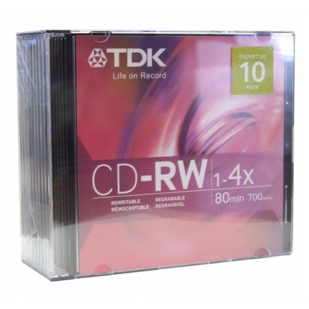 UPC 020356480134 product image for TDK 4x CD-RW Media | upcitemdb.com