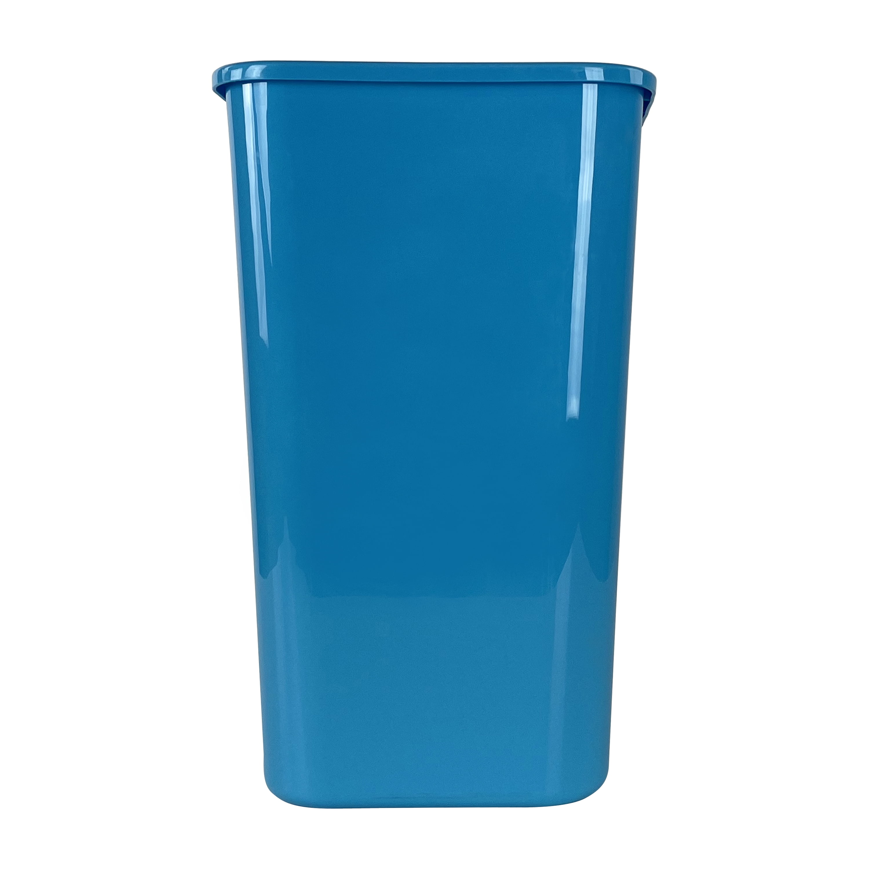Eco Tech 5.5 gal Plastic Open Top Kitchen Trash Can, 6 Pack, Teal