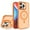 Orange, variant on For iPhone 16 Pro Max Case Magnetic, [Compatible with Magsafe] Matte Translucent [Camera Lens Kickstand] Shockproof Drop Protection Bumper Rugged Phone Case for Apple iPhone 16 Pro Max, Orange