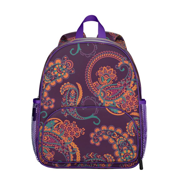 Pattern Mandala School Backpack - Waterproof Ergonomic Student Daypack with Double Zipper Sliders