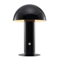 thumbnail image 7 of JONATHAN Y Boletus 10.75" Contemporary Bohemian Rechargeable/Cordless Iron Integrated Portable LED Mushroom Table Lamp, Black, JYL7115A, 7 of 7