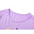 thumbnail image 2 of Beezizac Easter Bunny Pajamas for Girls Cute Tween Clothes Soft Short Sleeves PJ Set Summer Purple Rabbit Big Kid Size 8, 2 of 7
