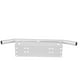 thumbnail image 3 of Universal Aluminum Alloy Front Bumper License Plate Holder Bull Bar Mount Bracket Offroad Light BarSilver, 3 of 5