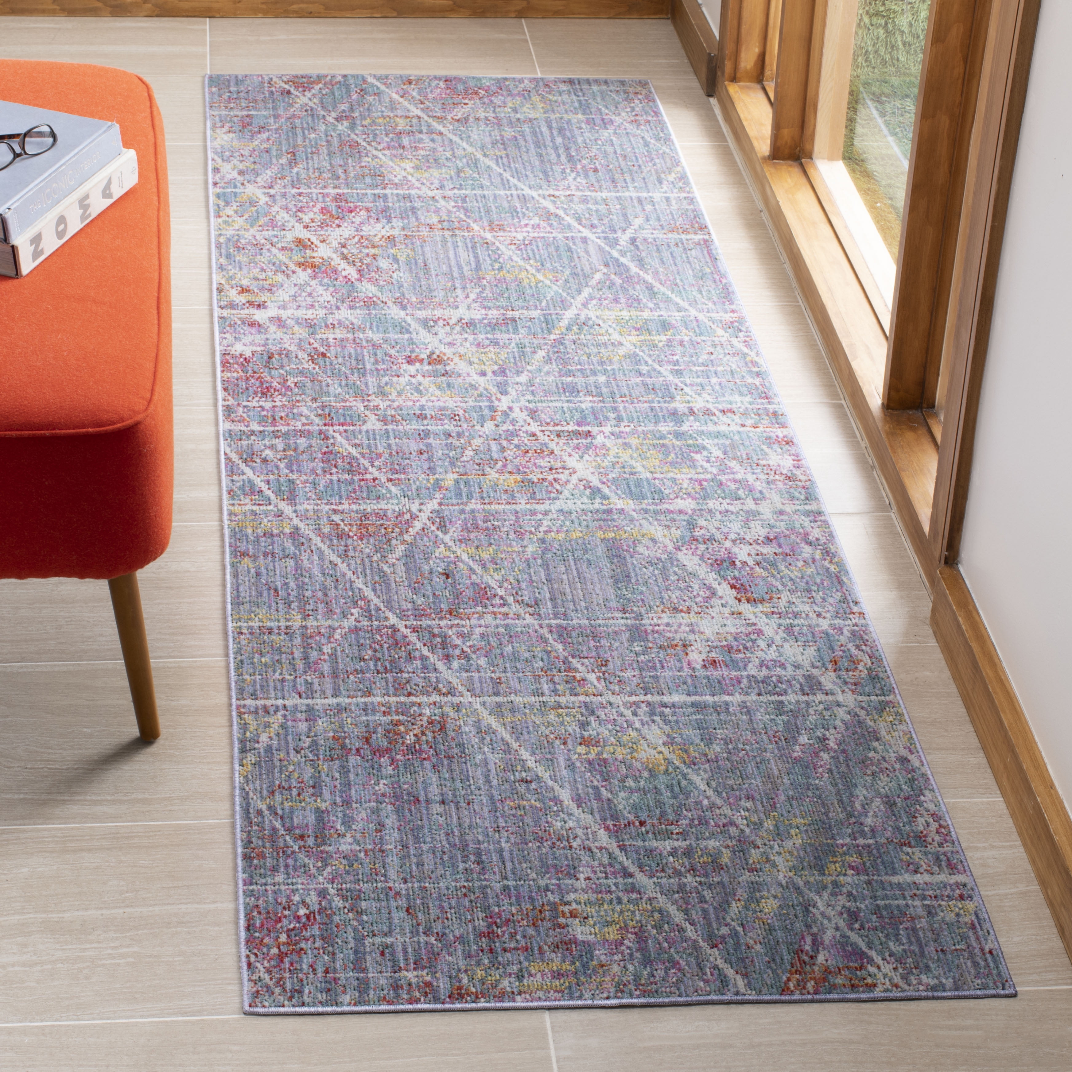 Safavieh Windsor Blair Colorful Abstract Area Rug Walmart Com Walmart Com