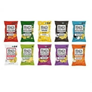 Hal's New York Kettle Cooked Potato Chips, Gluten Free, 10 Flavor Variety Pack, 2 oz (Pack of 30)