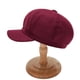thumbnail image 1 of Gorro de mujer estilo coreano de otoño, gorra con visera, boina cálida para exteriores, gorro octogonal de lana retro, 1 of 5
