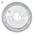 thumbnail image 4 of 308mm Rear Drilled Slotted Brake Disc Rotors For 2011-2013 Infiniti M56 Base X, 4 of 8