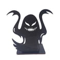thumbnail image 2 of HomeDM Halloween Tabletop Wooden Centerpiece Decorations, Wood Silhouette Ghost House Table Decor, Halloween Themed Table Topper for Home Kitchen, 2 of 4