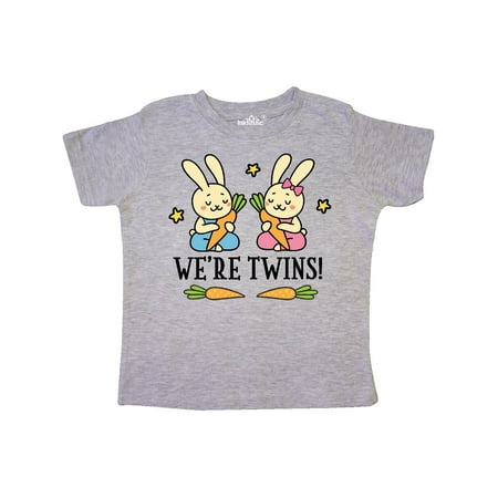 

Inktastic Twin Boy and Girl Bunny Gift Gift Toddler Boy or Toddler Girl T-Shirt