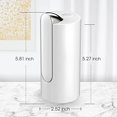 thumbnail image 2 of 5 Gallon Foldable Water Dispenser, Portable Water Bottle Pump, Wireless Electric Generic Gallon Bottle Water Pump, Automatic Drinking Pure Water Dispenserl White, 2 of 5
