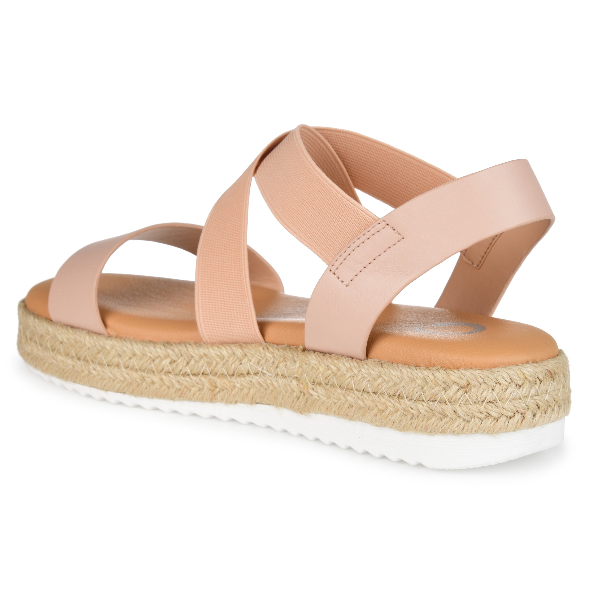 Journee Womens Caroline Strappy Espadrille Sandals