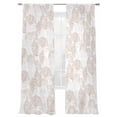 thumbnail image 7 of Nautical Seashell Sheer Curtains 84 Inch Length 2 Panels Set, Summer Coastal Marine Shells Beige Voile Window Treatment Rod Pocket Curtains Sheers Drapes for Bedroom/Living Room/Kitchen 52"x84"x2, 7 of 7