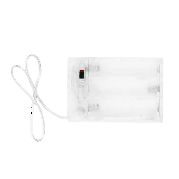 Elegani 20 LED Iridescent Leaf Fairy Lights – 7.8ft Silver String Light– Warm White