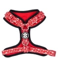 thumbnail image 5 of Kole Imports AG370 Fresh Pawz Monogram Hype Red Mesh Harness - Extra Small - Pack of 16, 5 of 8