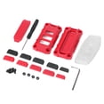thumbnail image 2 of Couverture de Porte-Clés, 4pcs Bouton de Voiture Rouge Porte-Clés Protecteur Valeur Imbattable, 2 of 5