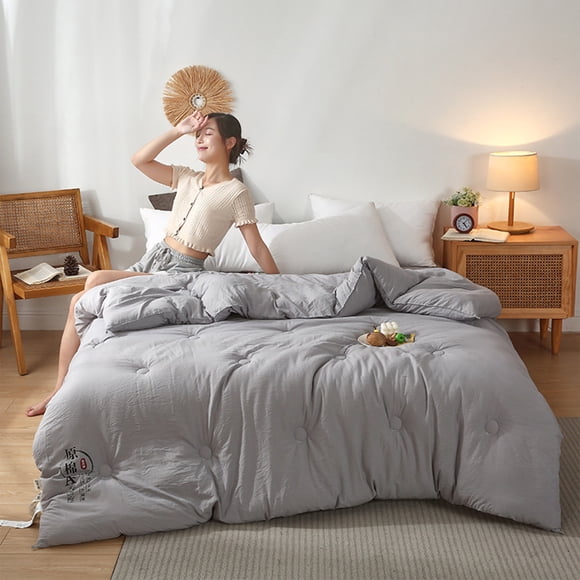 Yhmxh Bedding-Comforter Sets Duvet Cover Machine Washable Lightweight Quilt Ideal For AirConditioned Rooms All Season Cool Comfort Easy Care thermal blanket