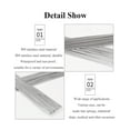thumbnail image 4 of Gamvdout 50CM Stainless Steel Spring Wire Hard Wire Full Hard Wire Straight Wire 0.2-1.5Mm Spring Steel Wire, Straight Steeless Wire Assortment Kit, 4 of 7