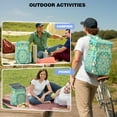 thumbnail image 4 of Abstract Ornamental Mandala Insulated Backpack Cooler - 20L High-Capacity Cooler Bag for Parties, Road Trips & Picnics, 4 of 6