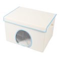thumbnail image 1 of Maison Chauffante pour Chat, Maisonnette Chauffante Pliable pour Minou Résistante aux Intempéries, Abri Extérieur Isolé pour Chats Errants de la Communauté, Maisonnette Réchauffante pour Temps Froid avec Coussin Chauffant pour l'Hiver, 1 of 7