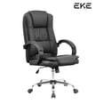 thumbnail image 2 of EKE Silla Escritorio Oficina Sillón Ejecutiva Ergonómica Blanca cómoda Minimalista Base de Metal Respaldo Alto Soporte Lumbar LIFEHOME EKE Life Home  2227, 2 of 8