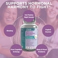 thumbnail image 3 of Clear Ultimate Menopause Support – Herbal & Probiotic Blend for Hot Flashes, Night Sweats, Vaginal Dryness & Hormone Balance – with Black Cohosh, Maca, DIM, Dong Quai & Red Clover – 60 Capsules, 3 of 12