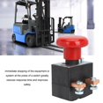 thumbnail image 4 of Emergency Stop Switch DC80V Push Button Switch for Albright Electric Stacker Forklift Pallet Car, Large Emergency Shut Off Button for Quick Power Cut Off, 4 of 7