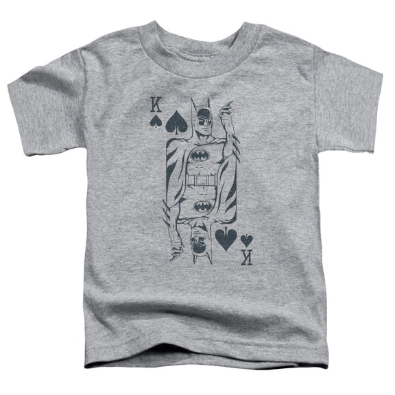 DC Comics Boys' Bat Card Childrens T-shirt Blue