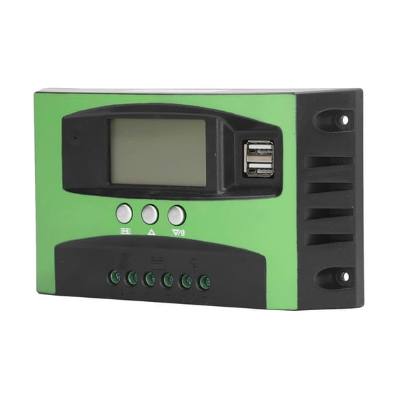 Controlador de carga solar Bling Bling LCD 12V 24V