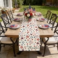 thumbnail image 4 of Nkmbld Independence Day Table Runner, Vintage Red White Blue Table Runners for Veterans Day Kitchen Dining Room Outdoor Patriotic Party Decoration, 4 of 8