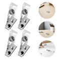 thumbnail image 1 of OUNONA 250Ud Clips Metálicos Para Tarjetas De Identificación Con Doble Agujero Y Correa Transparente Para Oficina, 1 of 6