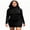 Black, variant on LMLYSoH Plus Size Long Sleeve Dresses for Women Solid Color Slim Fit Mock Neck Short Bodycon Dress