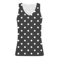 thumbnail image 6 of Admvng Women's Ribbed Tank Top V Neck Slim Fit Stretchy Sleeveless Summer Camisole Blouse, 6 of 7