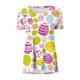 thumbnail image 3 of Blusa de manga corta con estampado de cuello redondo informal para mujer a la moda, Tops de verano OAVQHLG3B Store lin121212, 3 of 3