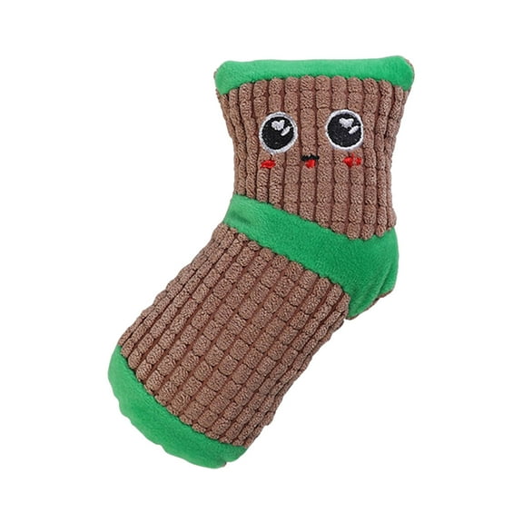 Chew Toys for Dogs - Soft Vocalizing Socks for Puppies and Dogs - Cuddly Chewable Pet Toys for Indoor and Outdoor Use