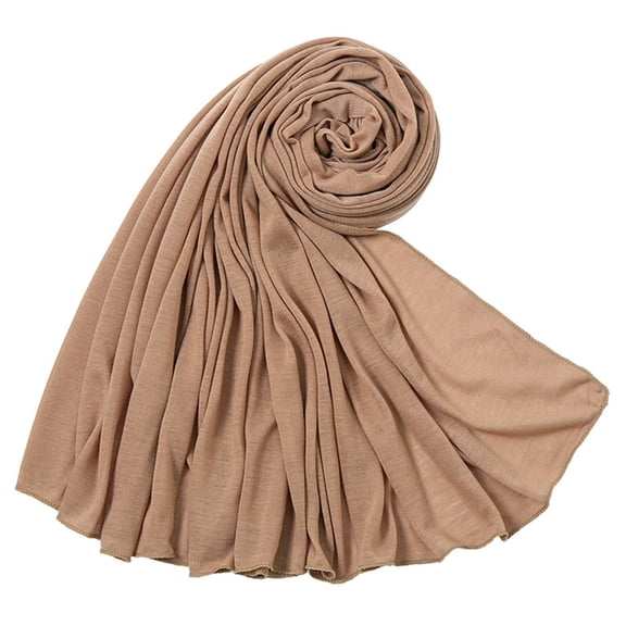 Cotton Scarf Hijab Scarf for Women Soft Cotton Muslim Jersey Hijab Head Wrap Scarves Fashion Long Scarf Shawls