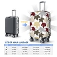thumbnail image 3 of JUNZAN colorful Maple Print Washable Luggage Cover - Fashion Suitcase Protector Fits 18-32 Inch Luggage (without luggage), 3 of 5