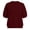 Brick Red, variant on Womens Oversized Short Sleeve Sweatshirt Crewneck Puff Sleeve Top Casual Cute Spring Summer Top Trendy Fashion Pullover Tops 3XL